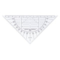 Geodriehoek Aristo 1550 160mm Flexibel Onbreekbaar