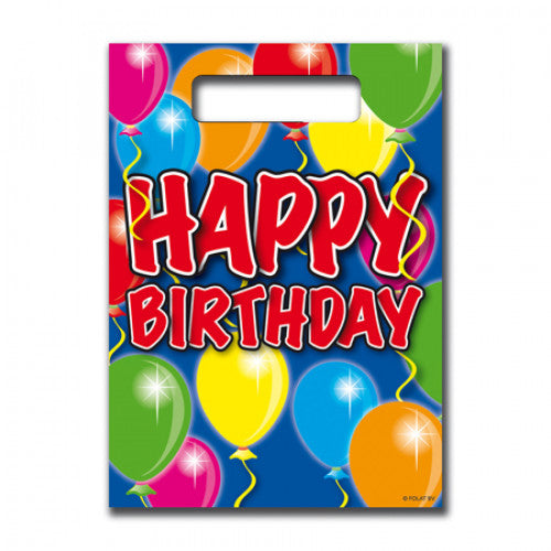 Feestzakjes Balloons 8 stuks