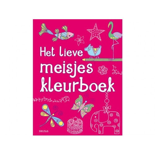 Het lieve meisjes kleurboek
