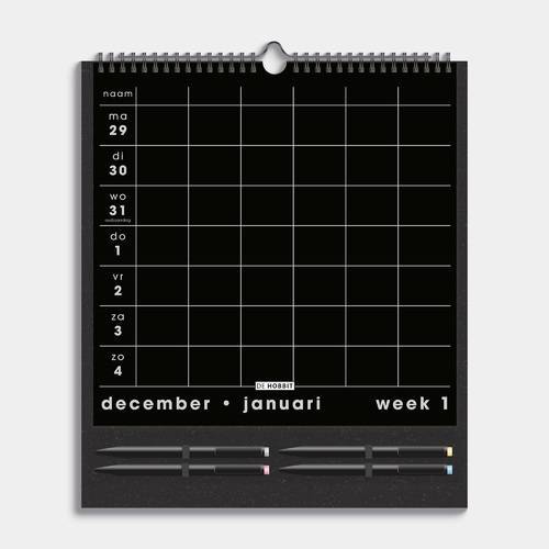 Hobbit 2026 Familieplanner Markers D3