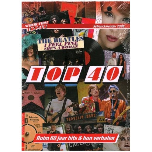 Scheurkalender 2026 Top 40