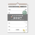 Kalender 2027 A4 Spiraalkalender D3