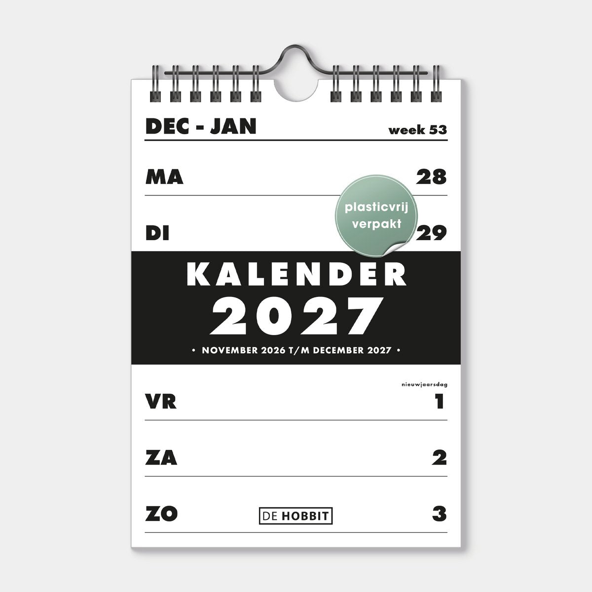Kalender 2027 Spiraalkalender A5 D1