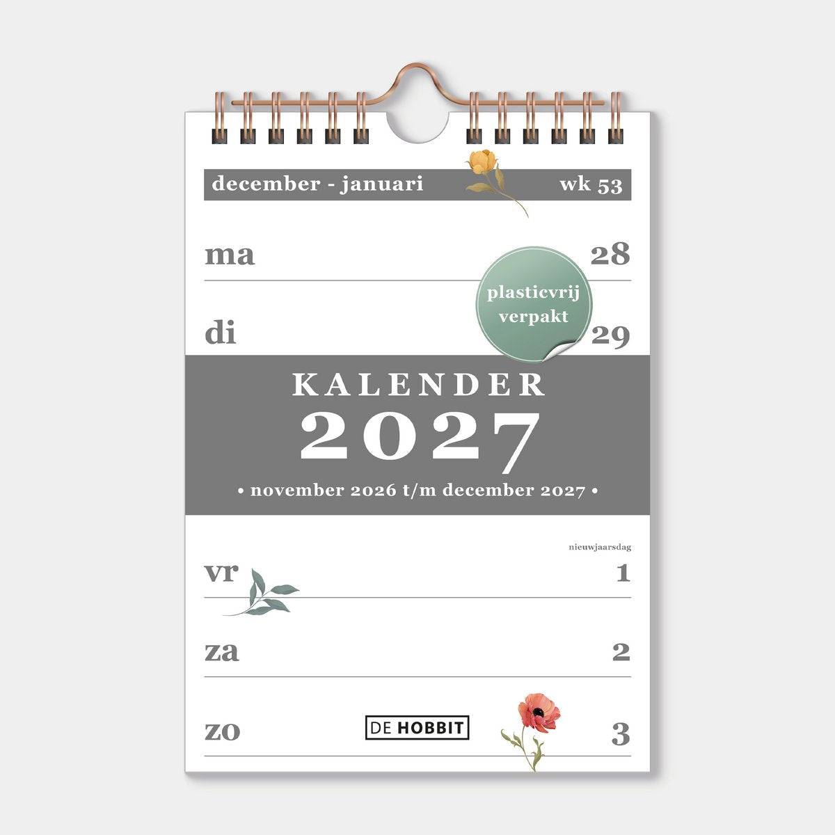 Hobbit A5 Spiraalkalender 2027 D3