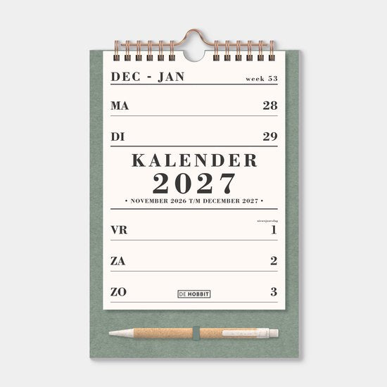 Hobbit A5 Spiraalkalender 2027 D5