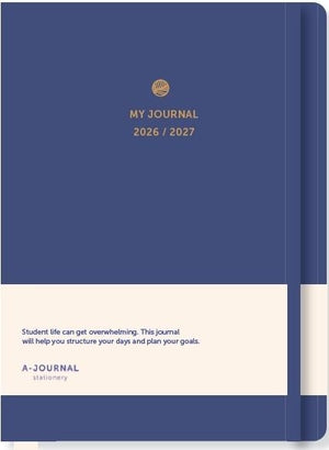 schoolagenda 2026-2027 my journal dark blauw