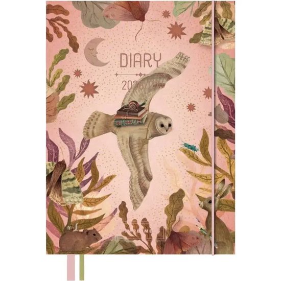 schoolagenda 2026-2027 pimpelmees owl peach