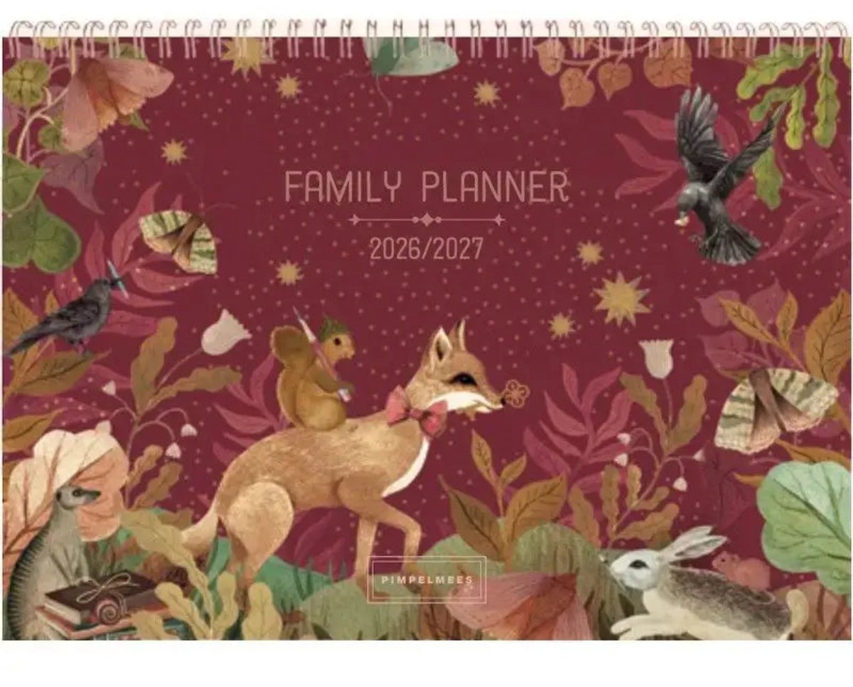familie planner pimpelmees 2026-2027 16 maands