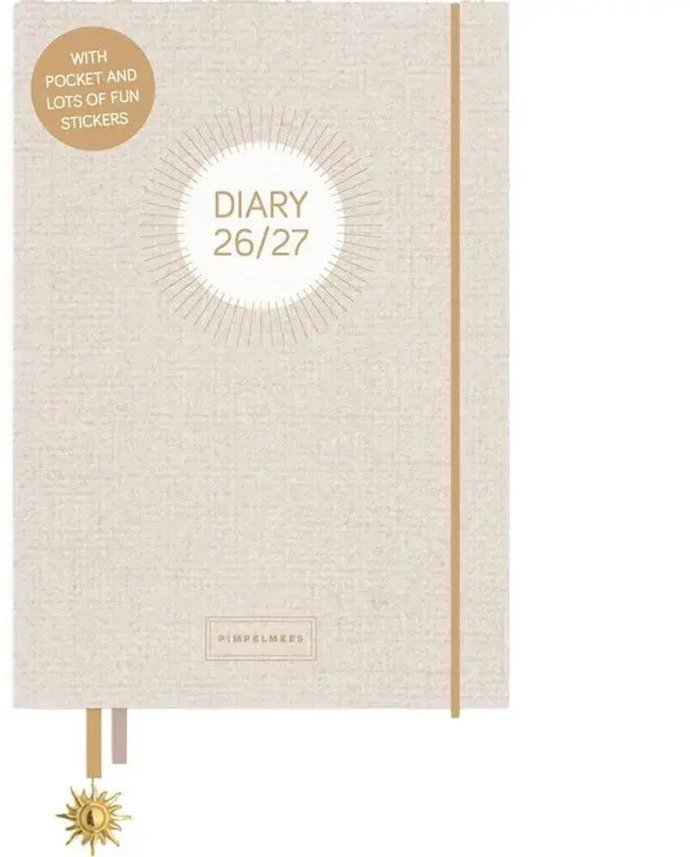 schoolagenda 2026-2027 pimpelmees warm nude