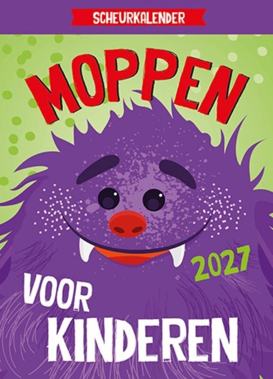 Scheurkalender 2027 moppen voor kinderen