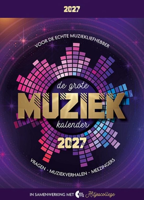 Scheurkalender 2027 De Grote Muziekkalender