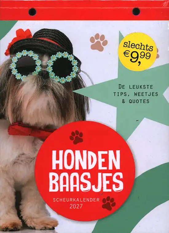 Scheurkalender 2027 Honden Baasjes