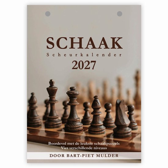 Scheurkalender 2027 Schaak Scheurkalender