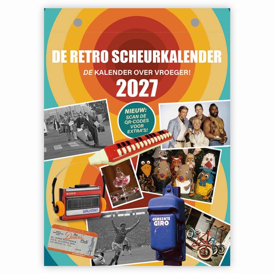 Scheurkalender 2027 De Retro scheurkalender
