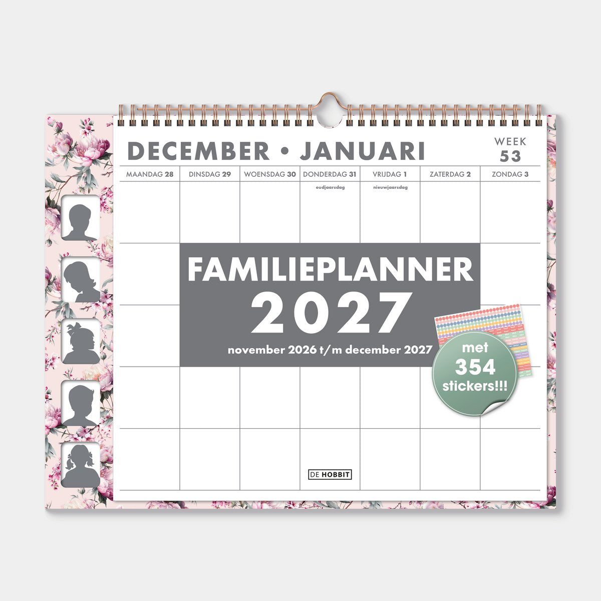 Familieplanner 2027 Hobbit Omslag D1