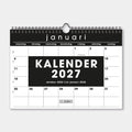 Kalender 2027 Hobbit Maandkalender D2