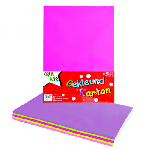 Karton fel gekleurd A4 160gr