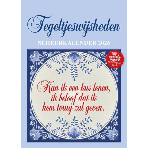 Scheurkalender tegeltjes wijsheden 2026