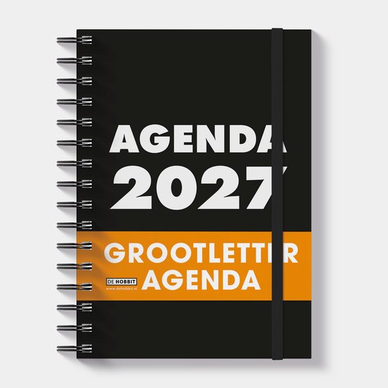 Agenda 2027 Hobbit A5 Grootletteragenda met Spiraal D3