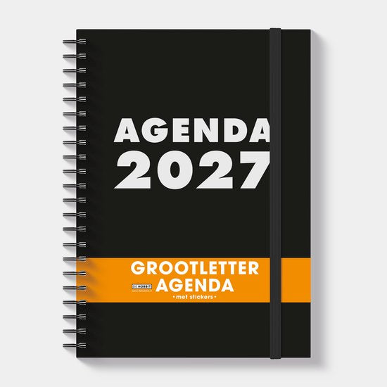 Agenda 2027 Hobbit A4 grootletteragenda met Spiraal