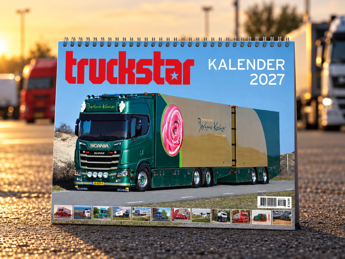 Kalender 2027 Truckstar Jaarkalender