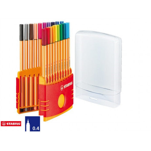 Fineliner Stabilo Point 88 20stuks assorti colorparade