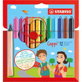 Viltstift STABILO Cappi - 12 kleuren