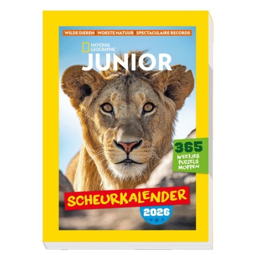 Scheurkalender National Geographic junior 2026