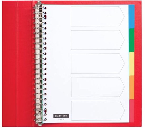 Tabblad Quantore 23R 5 delig pp