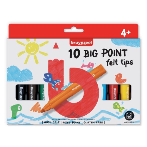 Viltstift Bruynzeel Kids big point