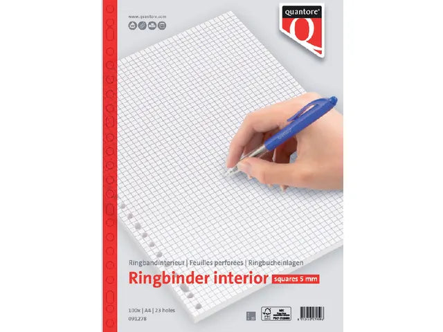 Interieur Quantore FSC A4 23gaats Ruit 5mm
