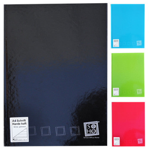 Schrift A4 lijn Soho harde kaft
