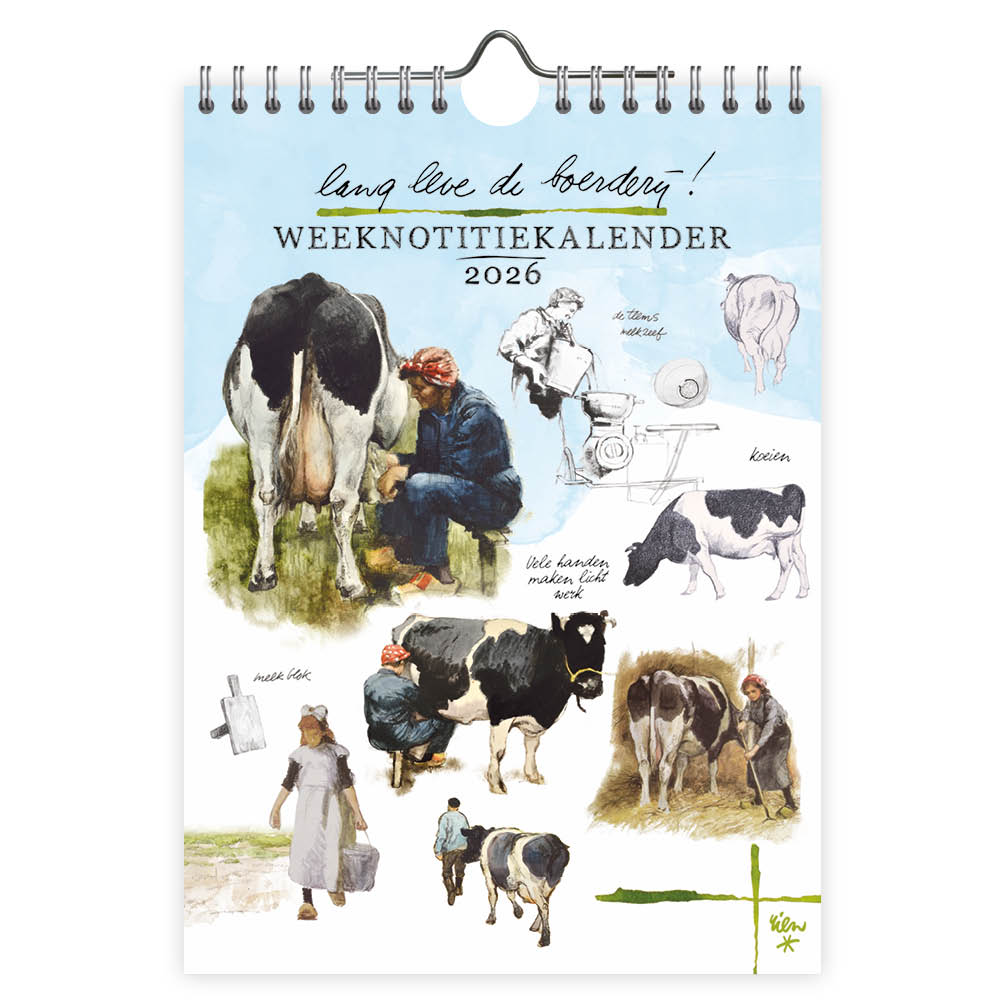 Weeknotitiekalender 2026 Rien Poortvliet