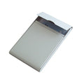 Visitekaartetui Sigel staand 90X55mm zilver mat