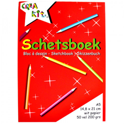 Schetsboek A5 200gr