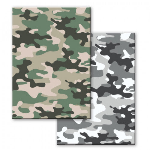 Schrift a4 harde kaft lijn camouflage