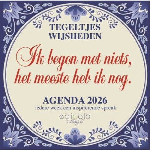 Agenda 2026 Tegeltjes Wijsheden