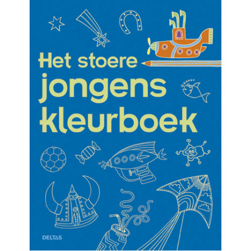 Het stoere jongens kleurboek