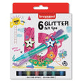 Viltstift Bruynzeel glitter - 6 stuks