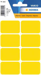 Etiket Herma 26x40mm 40st - 3 kleur opties