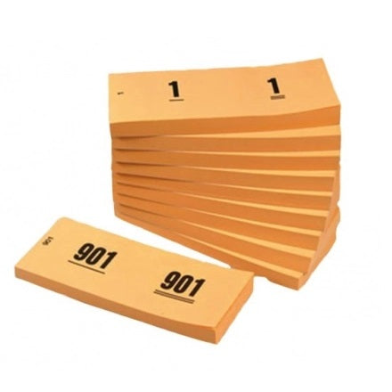 Nummerblokken 1 - 1000 - Set van 10 - 6 kleur opties