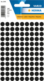 Etiket Herma Rond 8mm 540st - 5 kleur opties