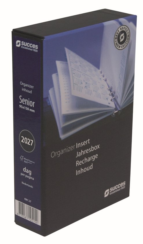 Succes agenda vulling 2027 Senior 1 dag per pagina