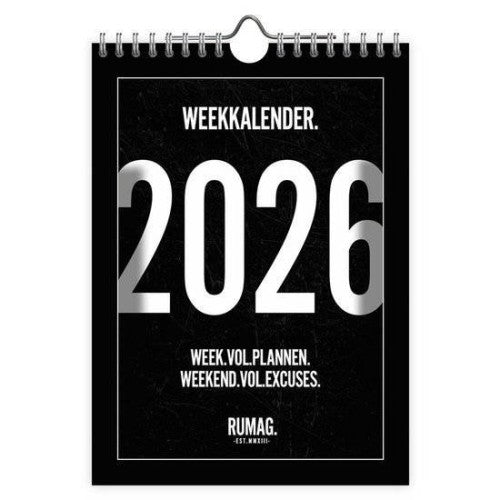 Weekkalender 2026 Rumag
