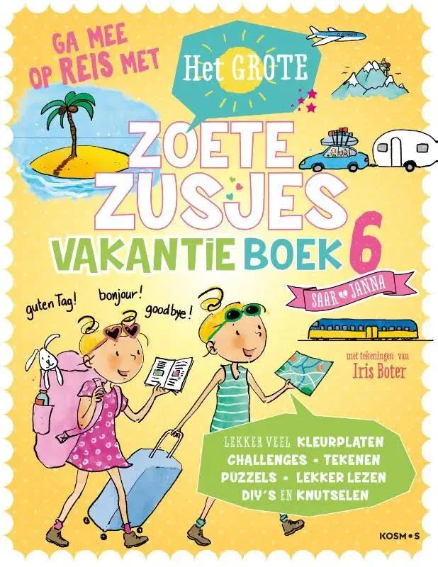 vakantieboek zoete zusjes 2026