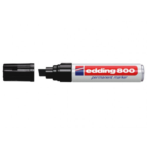Viltstift Edding 800 Schuin 4-12mm Zwart