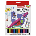 Viltstift Bruynzeel Triple - 10 stuks