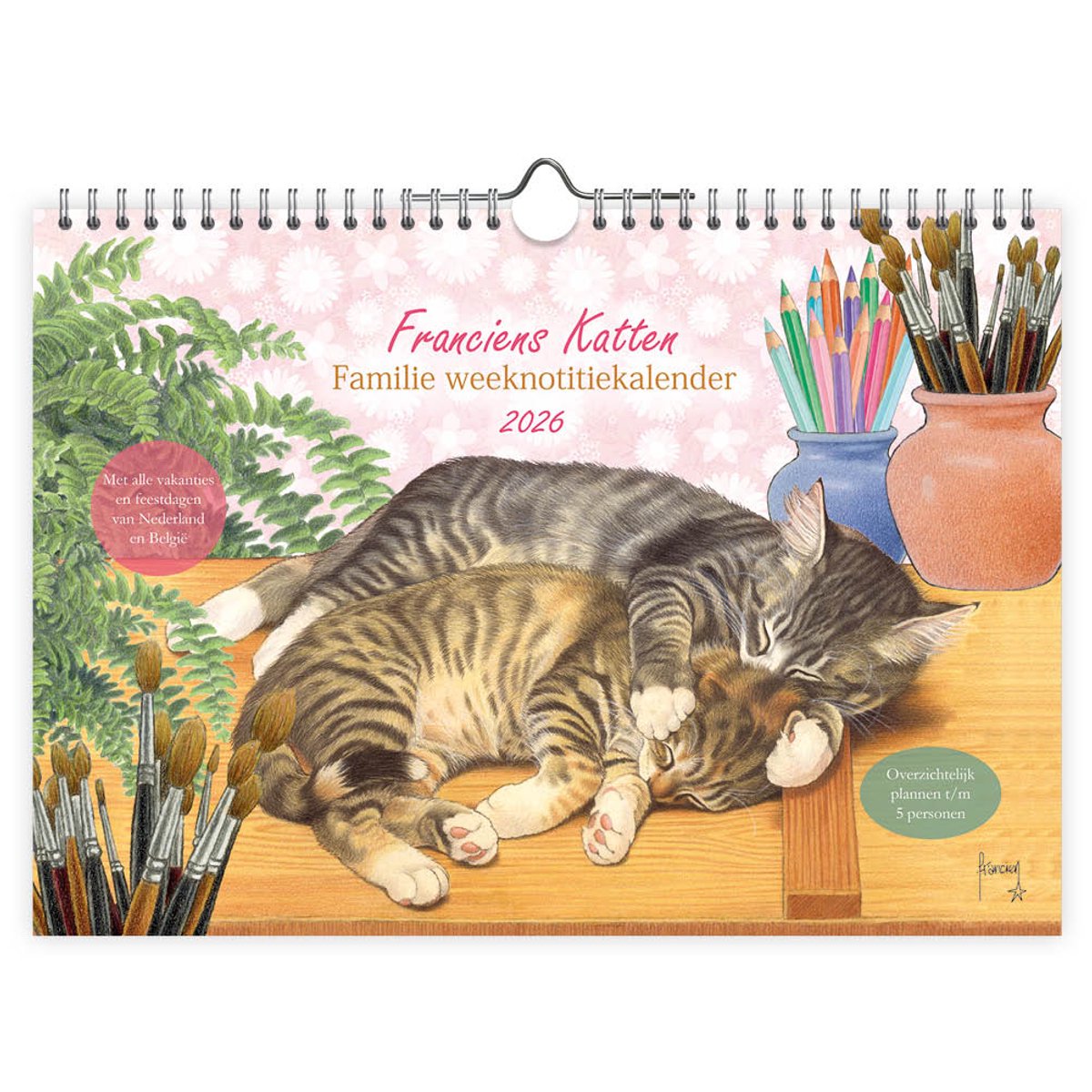 Familieplanner 2026 Franciens Katten